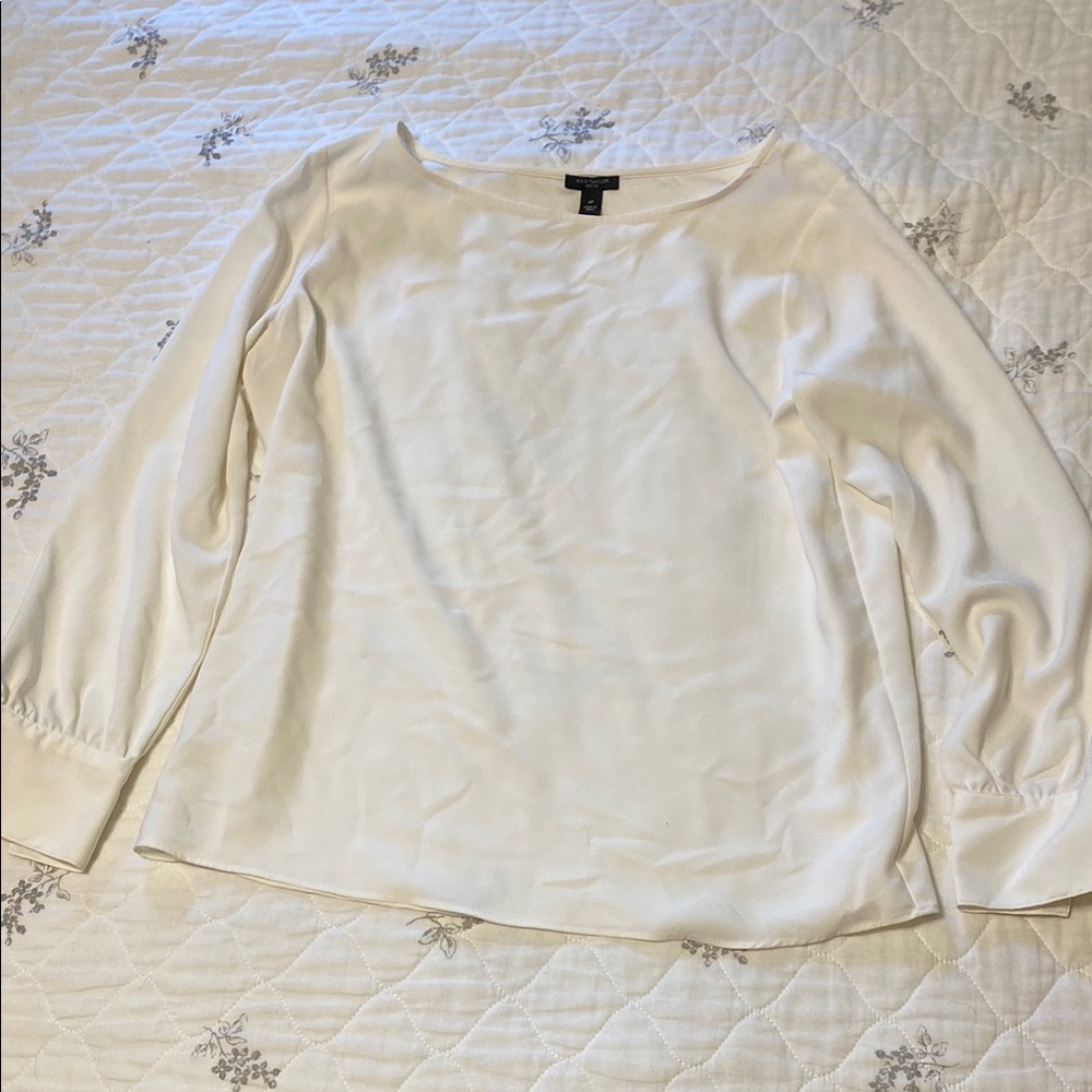 Ann Taylor Cream Blouse
